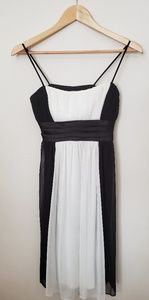 Black & While Slip Prom/Formal Dress